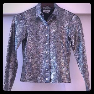COPY - Shiny Betsey Johnson retro long sleeve